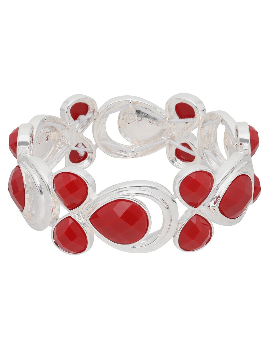 Pulsera con cristal acabado liso 2