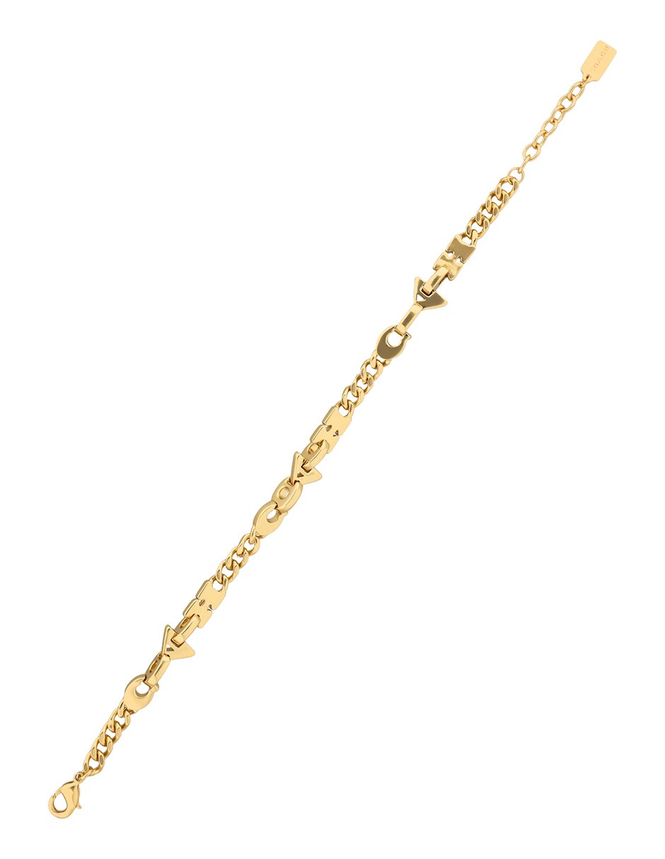 Pulsera 8.1 Jumbled Link Logo acabado liso 2