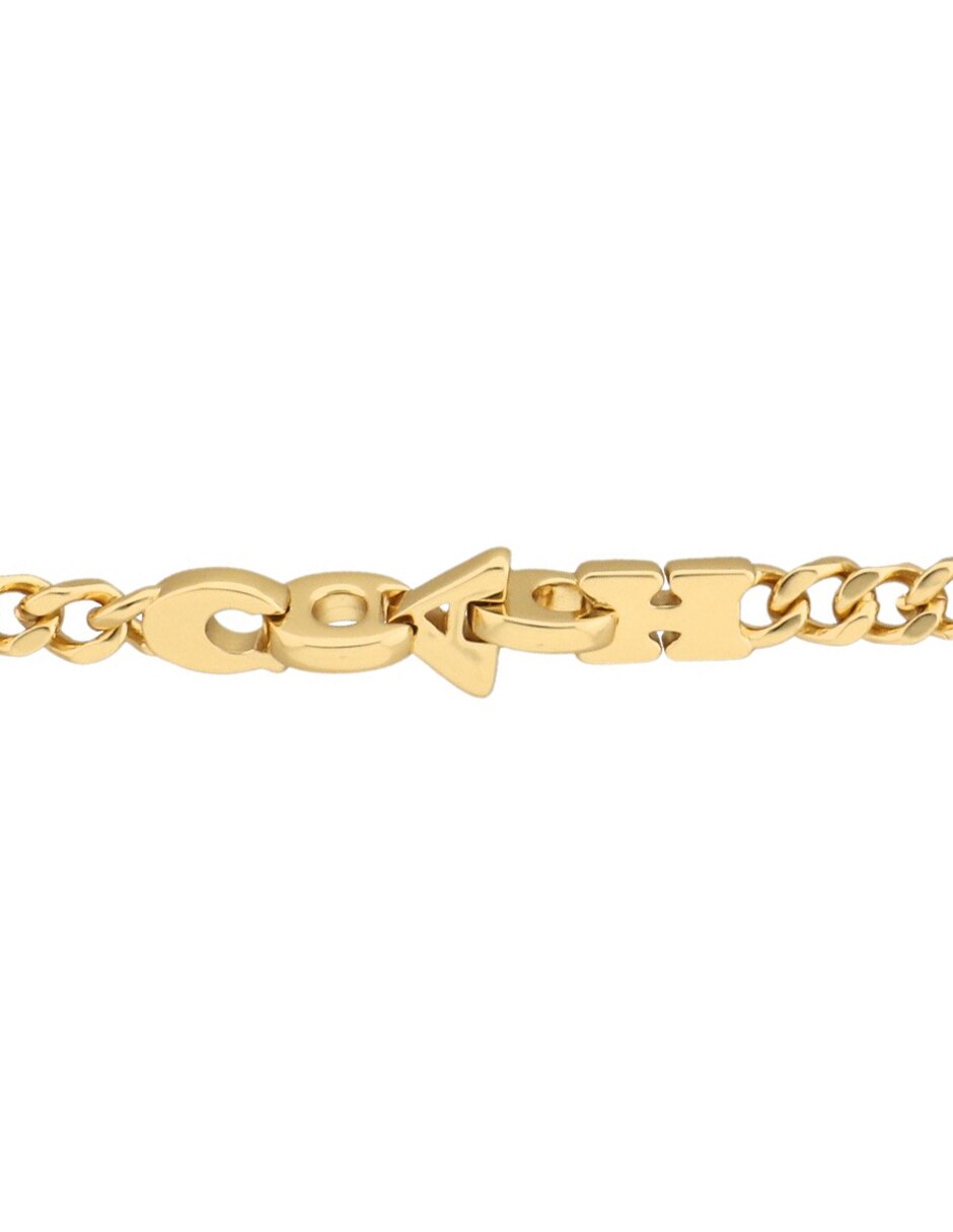 Pulsera 8.1 Jumbled Link Logo acabado liso 3