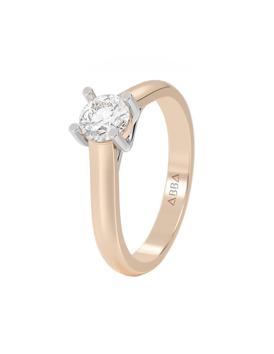 Anillo de compromiso de oro 10 k 2