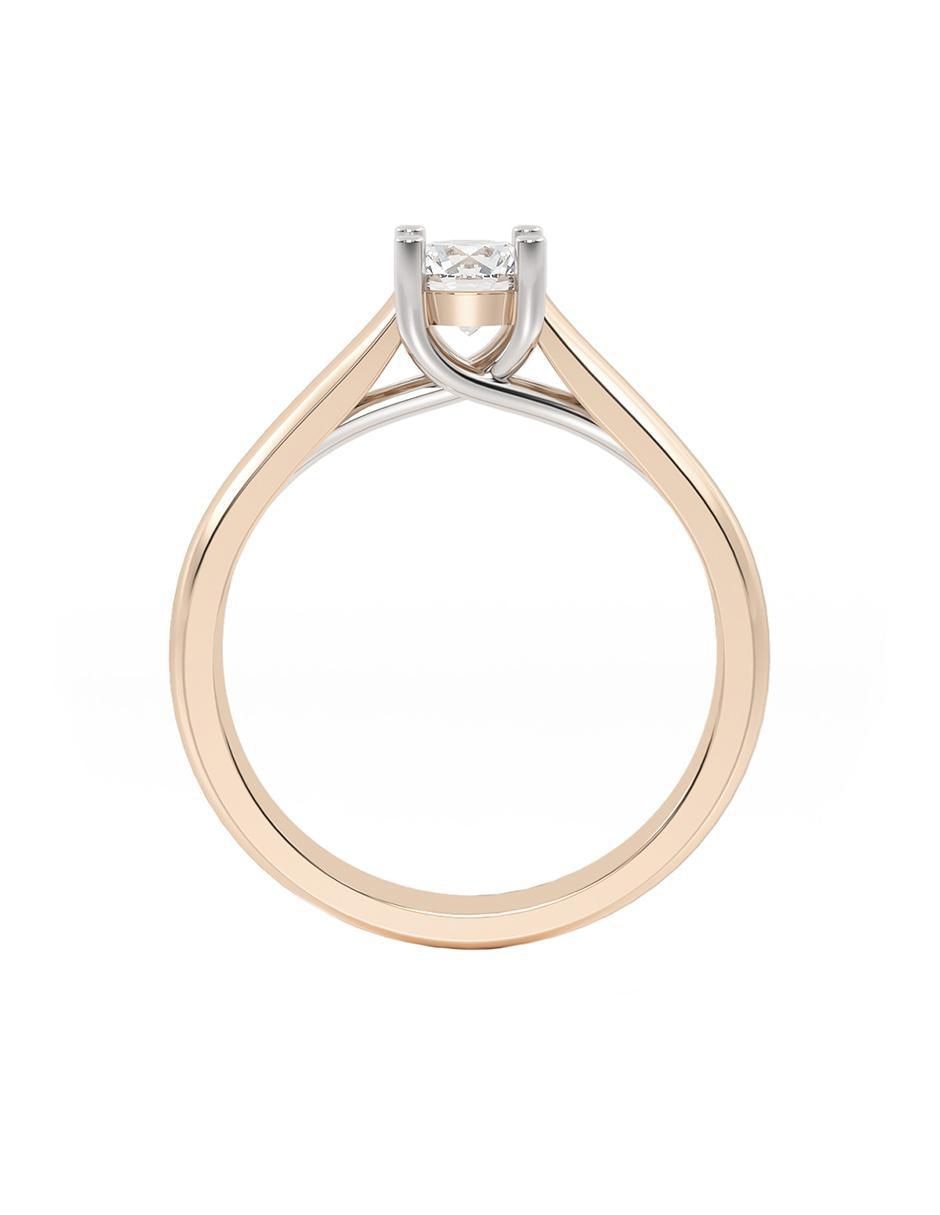 Anillo de compromiso de oro 10 k 3