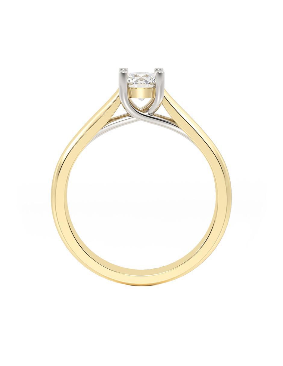 Anillo de compromiso de oro 14 k 5