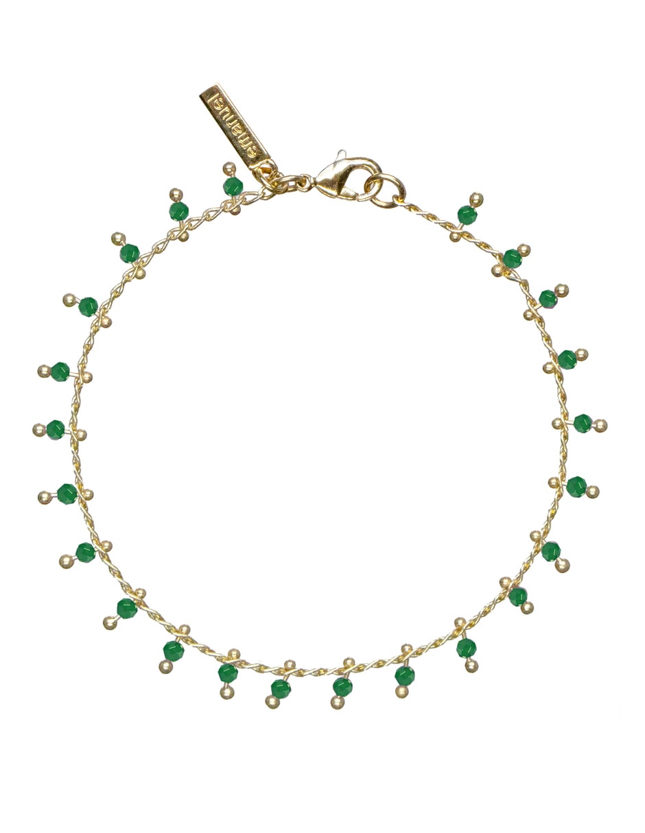 Pulsera con ágata acabado pulido