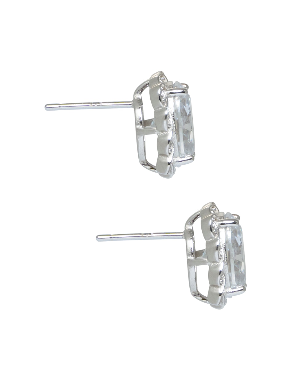 Aretes de plata P 925 con acabado brillante 3