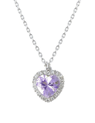 Collar con dije de corazón westies