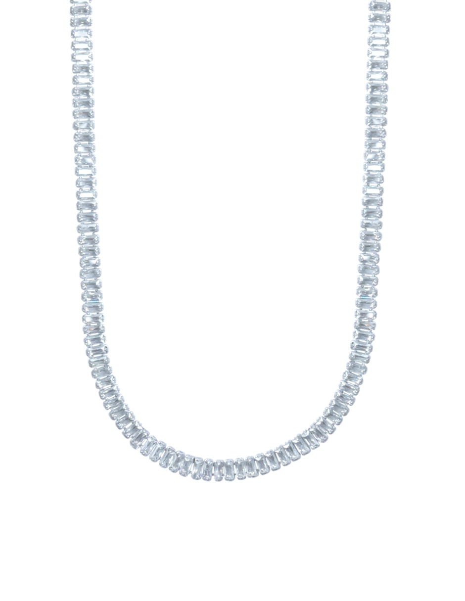 Collar metales cristal