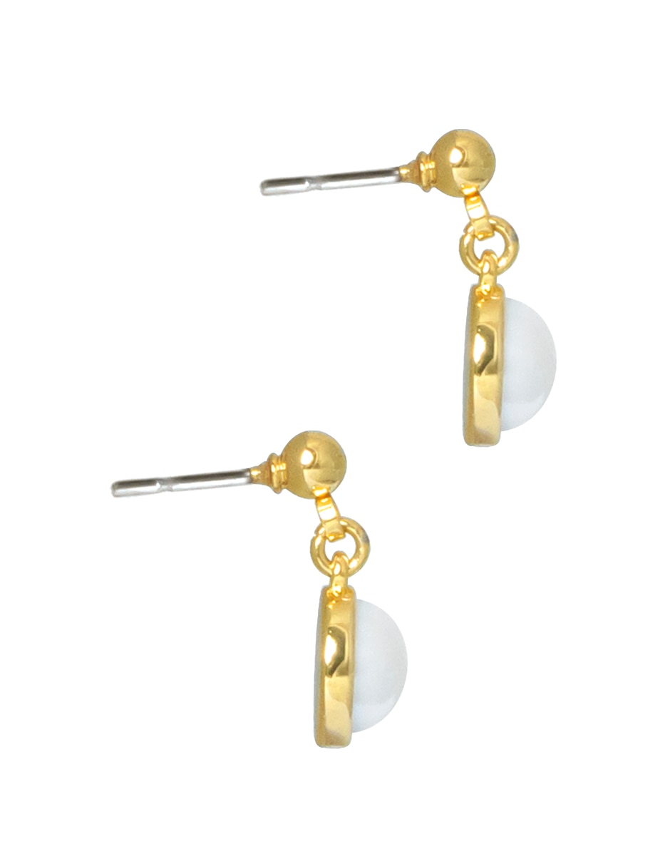Aretes perla de cristal 3