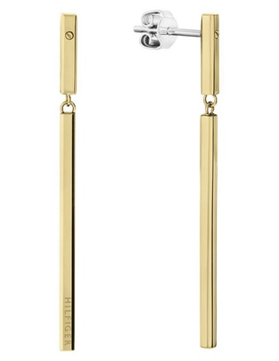 Aretes Linear con acabado brillante
