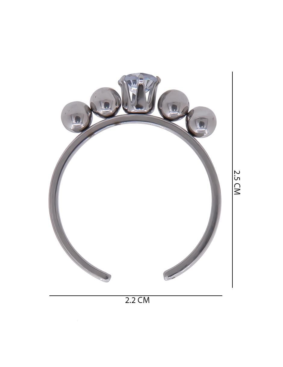 Anillo zirconia brillante