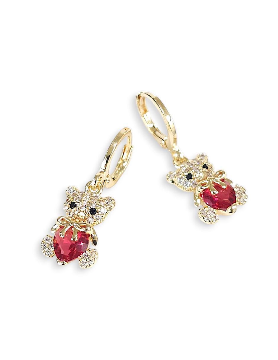 Aretes y collar zirconia 6