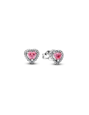 Aretes de corazón Timeless de plata P 925 con acabado brillante