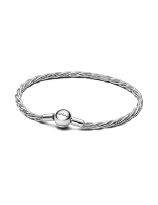Brazalete de plata P 925 Moments acabado liso