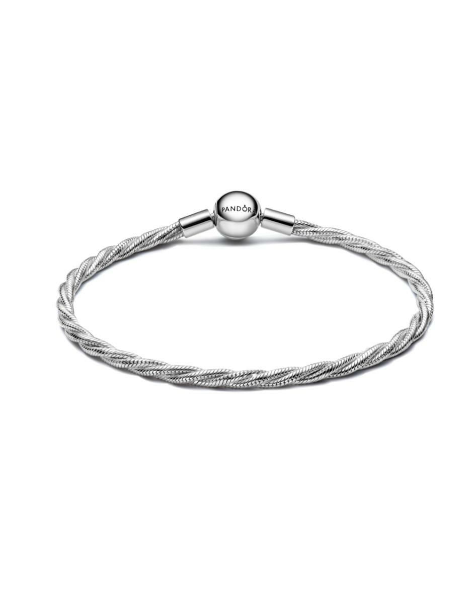 Brazalete de plata P 925 Moments acabado liso 2