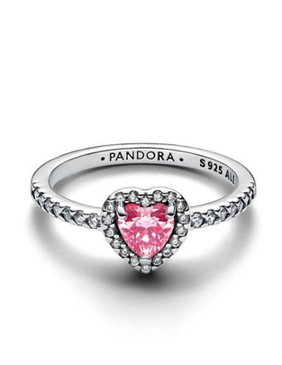 Anillo de corazón Timeless de plata zirconia cúbica brillante Anillo de corazón Timeless de plata zirconia cúbica brillante