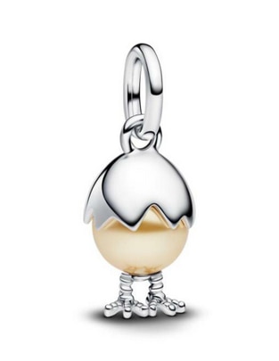 Charm de huevo Pandora Moments de plata P 925