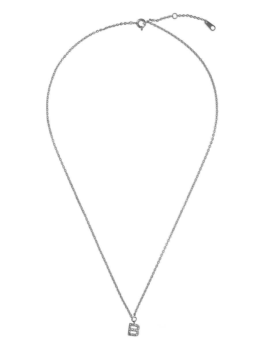 Collar letra b de plata P 925 2