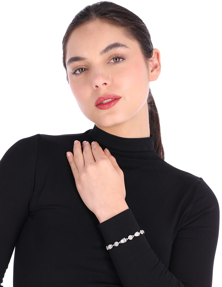 Brazalete con cristal Ivory Runway acabado brillante 3