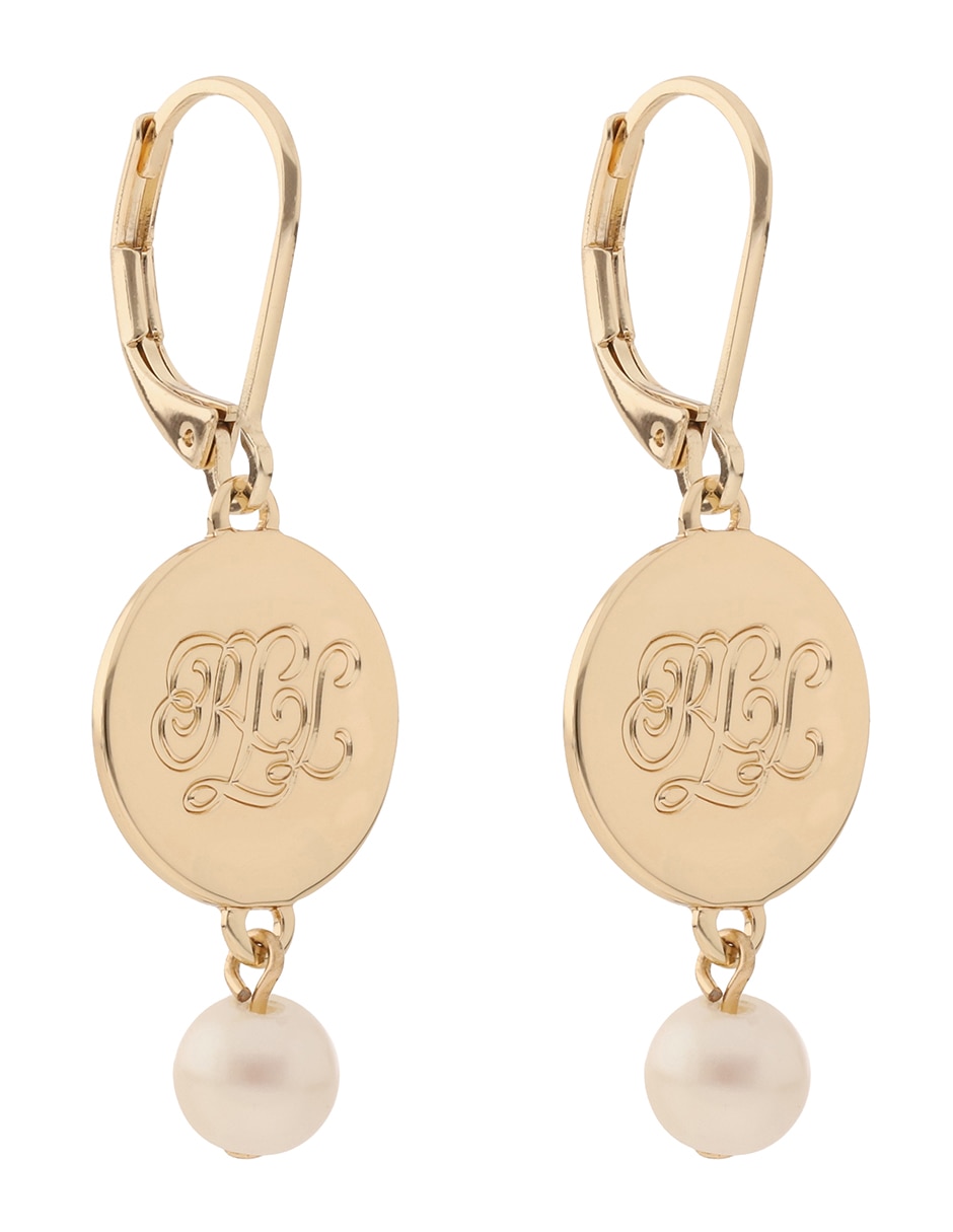 Aretes circulares Evangeline con acabado brillante 2