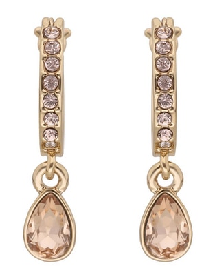 Aretes de gota Ocean Eyes Neutral con acabado brillante cristal