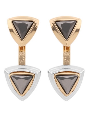 Aretes triangulares Tritone Emblems con acabado brillante