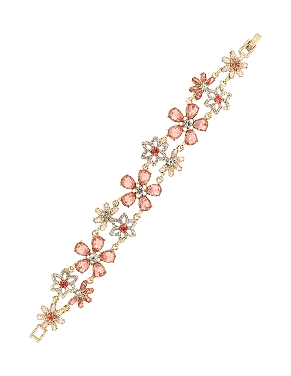 Brazalete con cristal Peachy Peonies acabado brillante 2