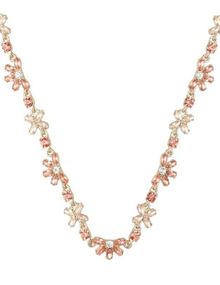Collar de flor Peachy Peonies