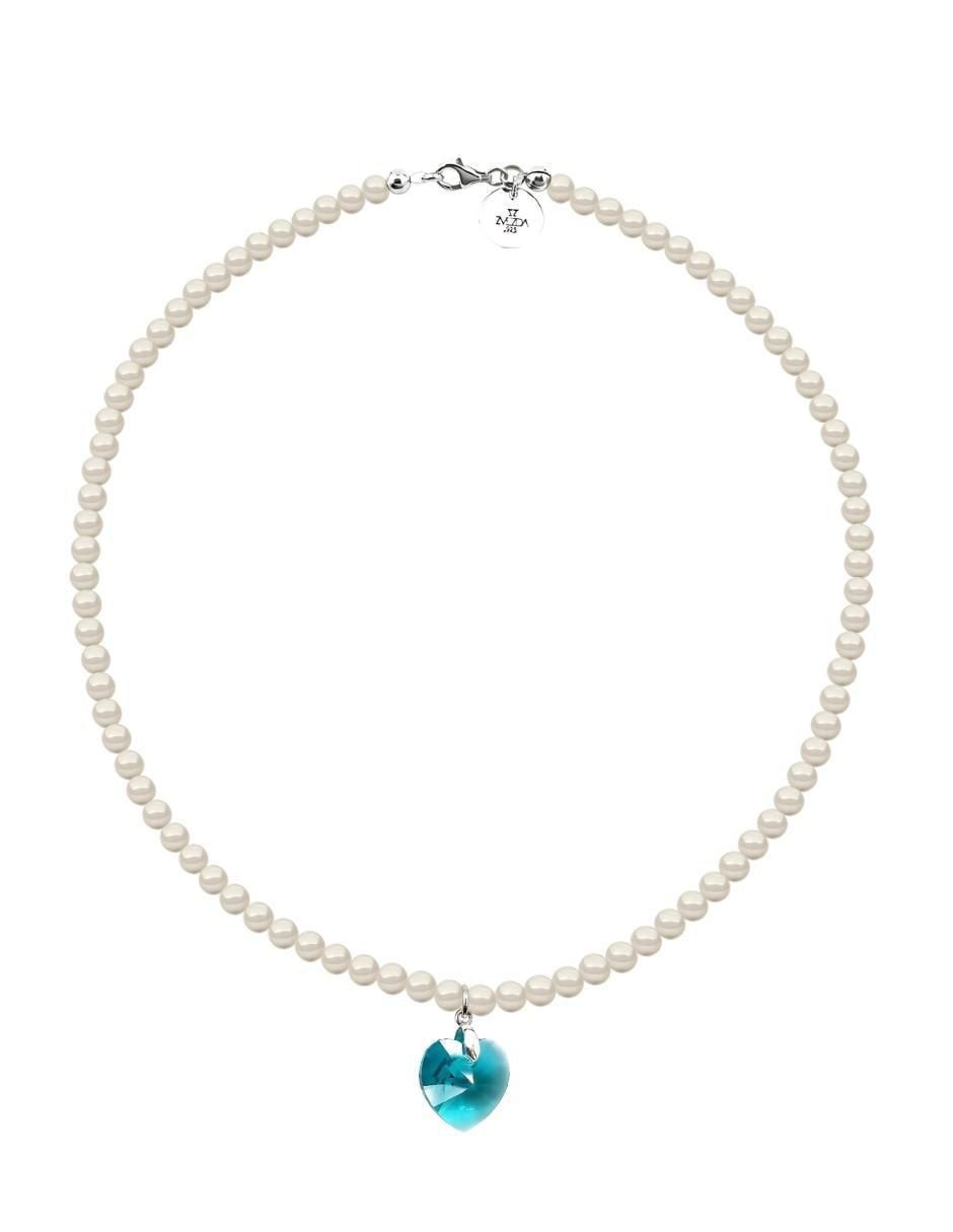 Collar de corazón Éclair de plata P 925 Collar de corazón Éclair de plata P 925