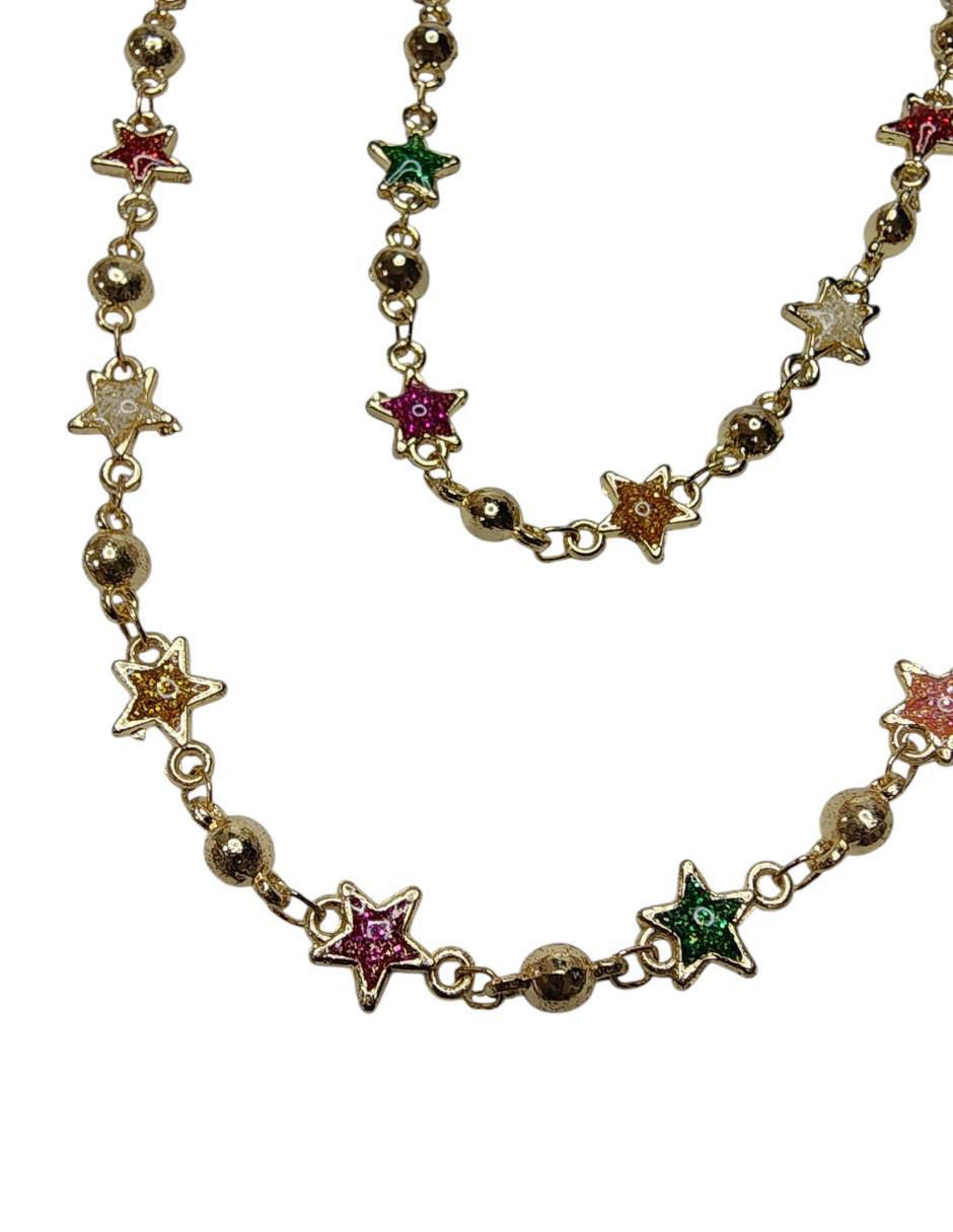 Aretes, collar y pulsera de estrella Limerence by Claudia Herrera Galaxia 3