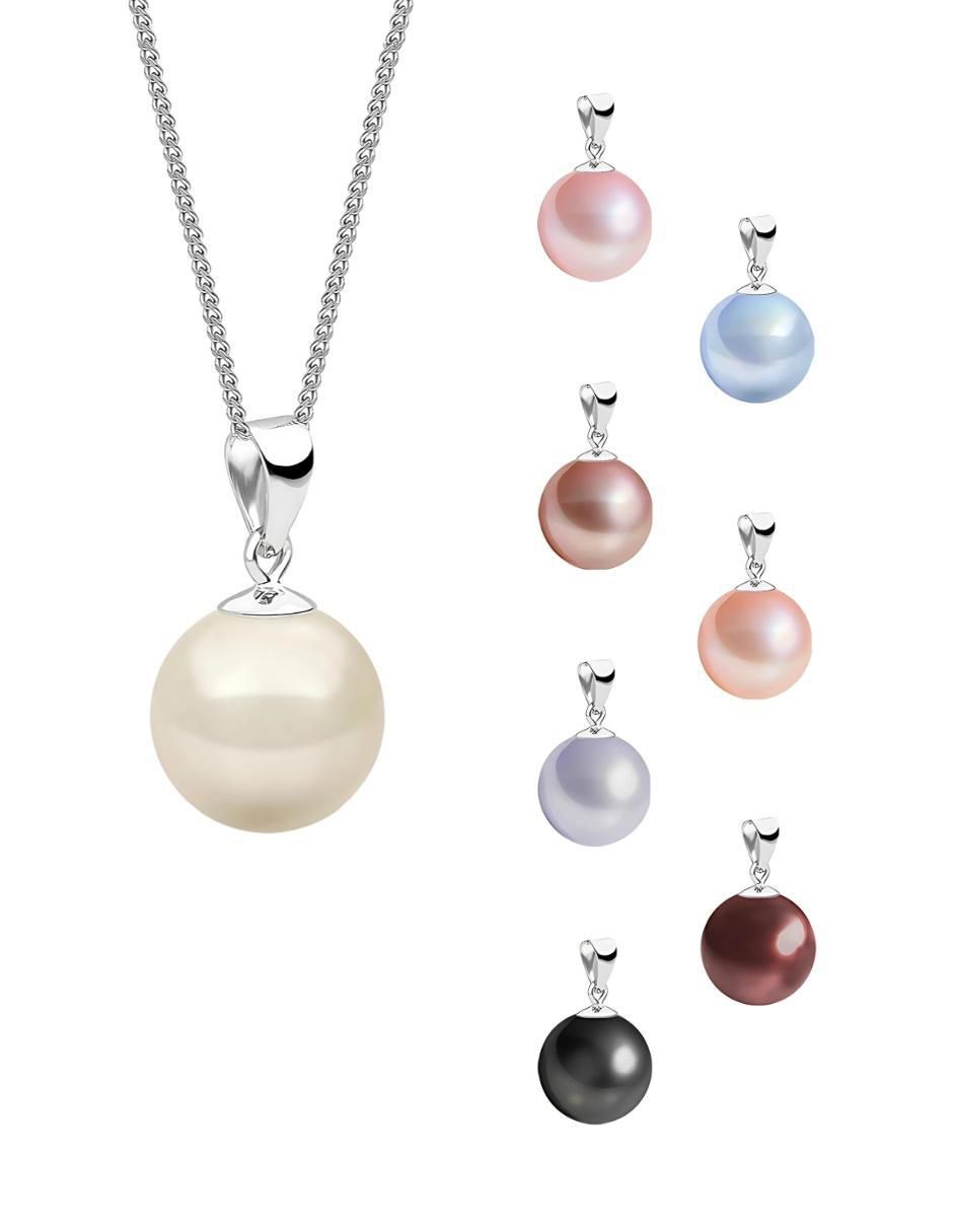 Aretes y collar Zvezda Éclair de plata p 925 perla de cristal 5