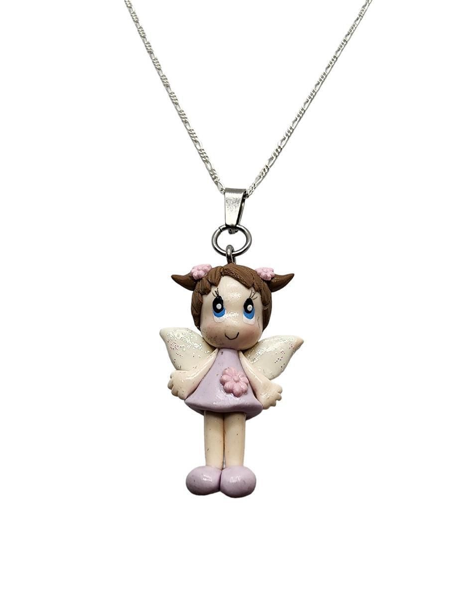Collar niña Mágica de plata P 925 Collar niña Mágica de plata P 925