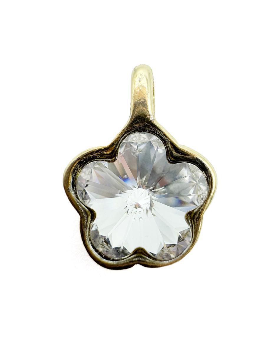 Collar de flor de oro laminado 10 k