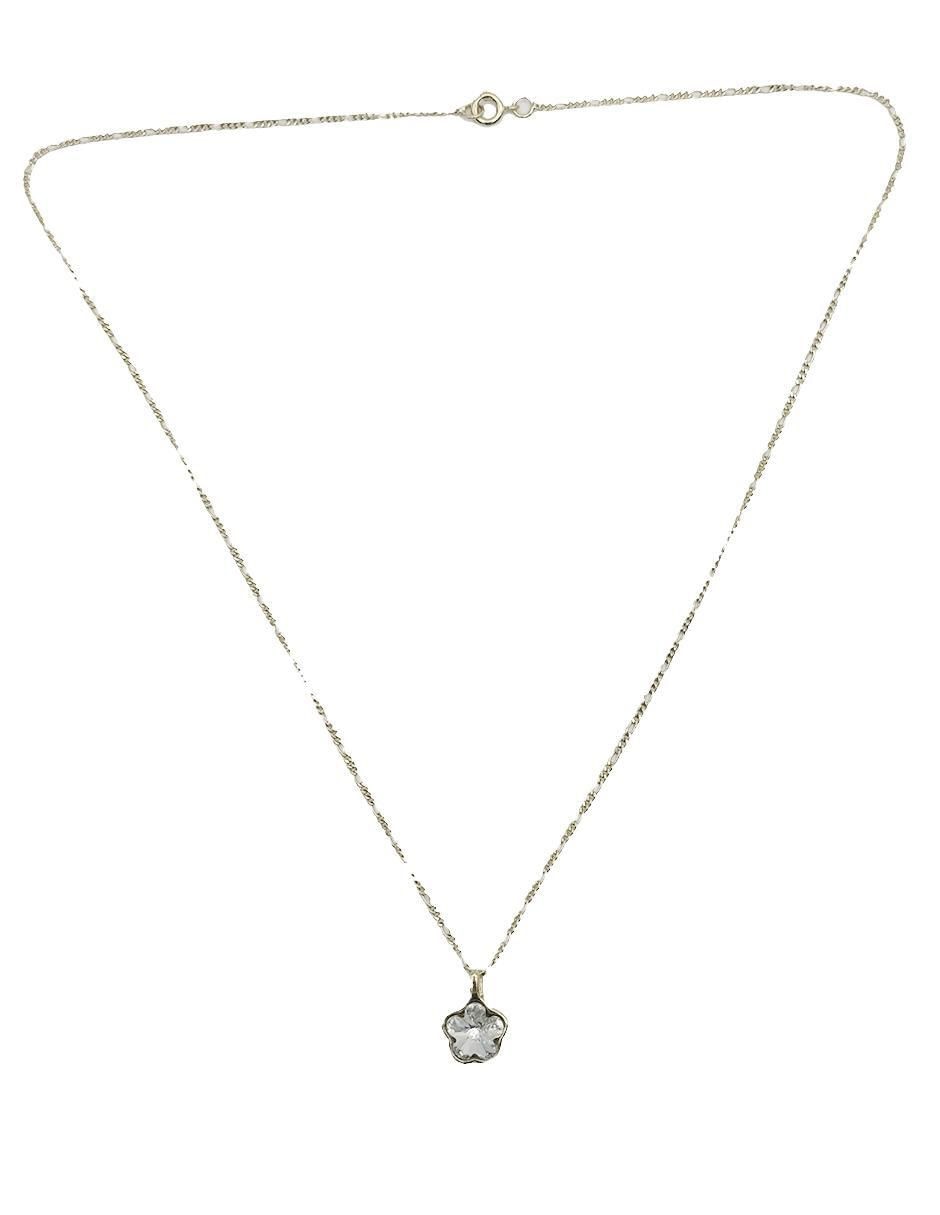 Collar de flor de oro laminado 10 k