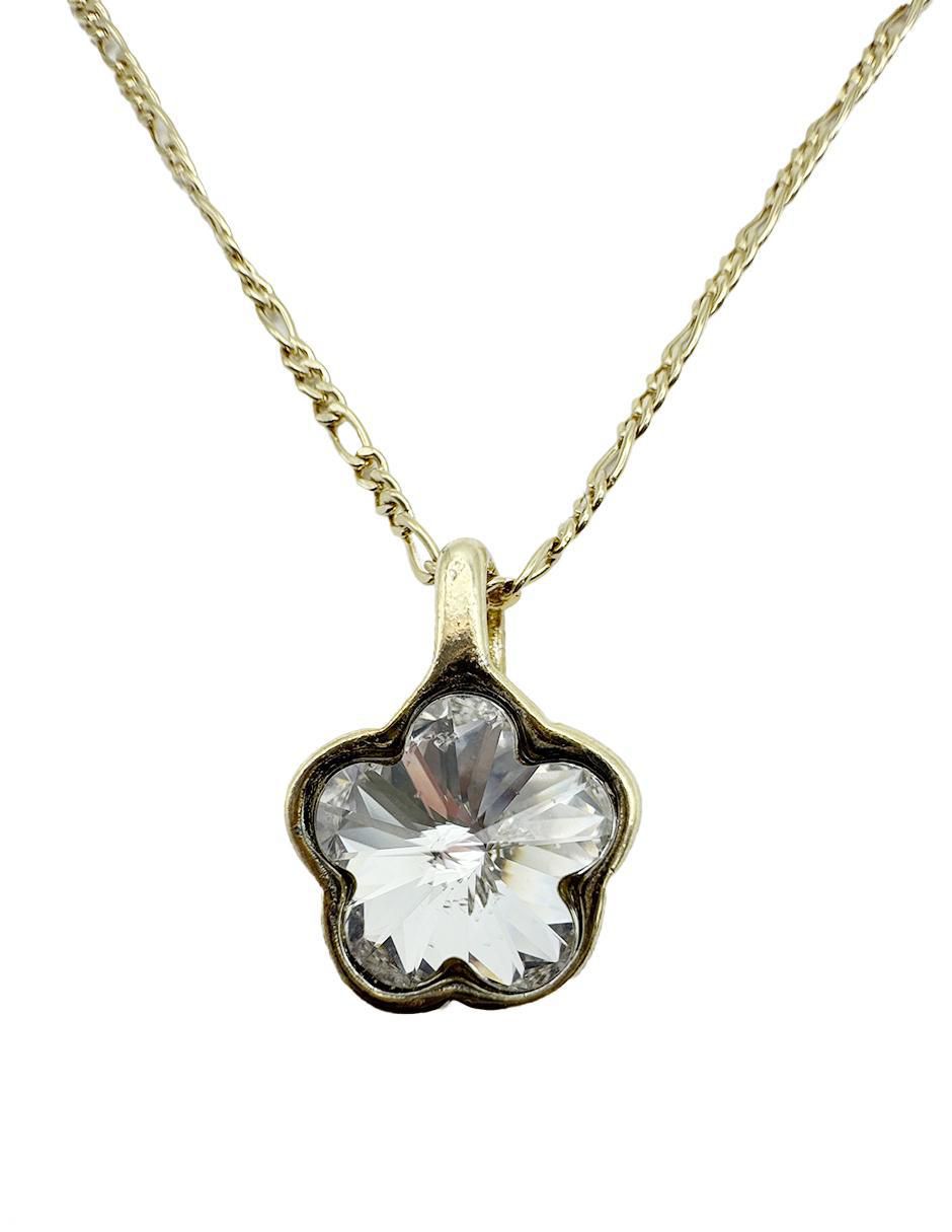 Collar de flor de oro laminado 10 k 6