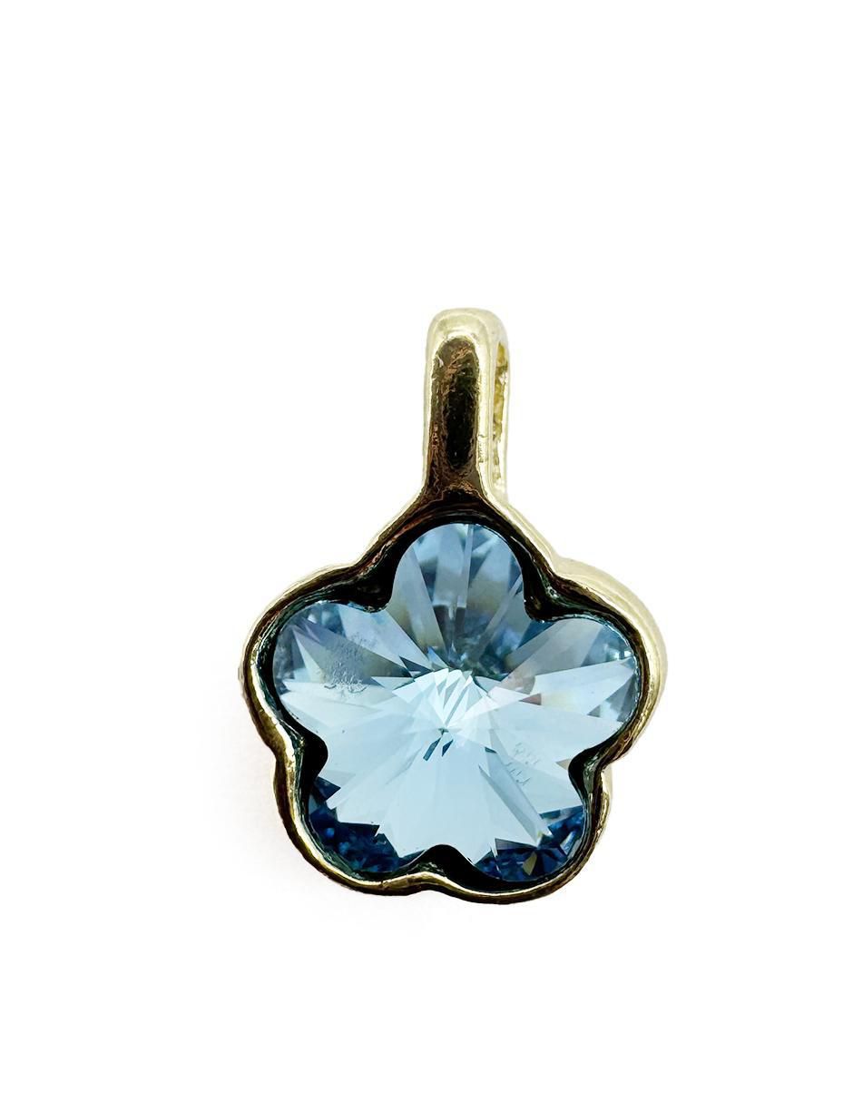 Collar de flor de oro laminado 10 k