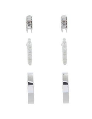 Set de aretes Timeless Trios con acabado brillante Set de aretes Timeless Trios con acabado brillante