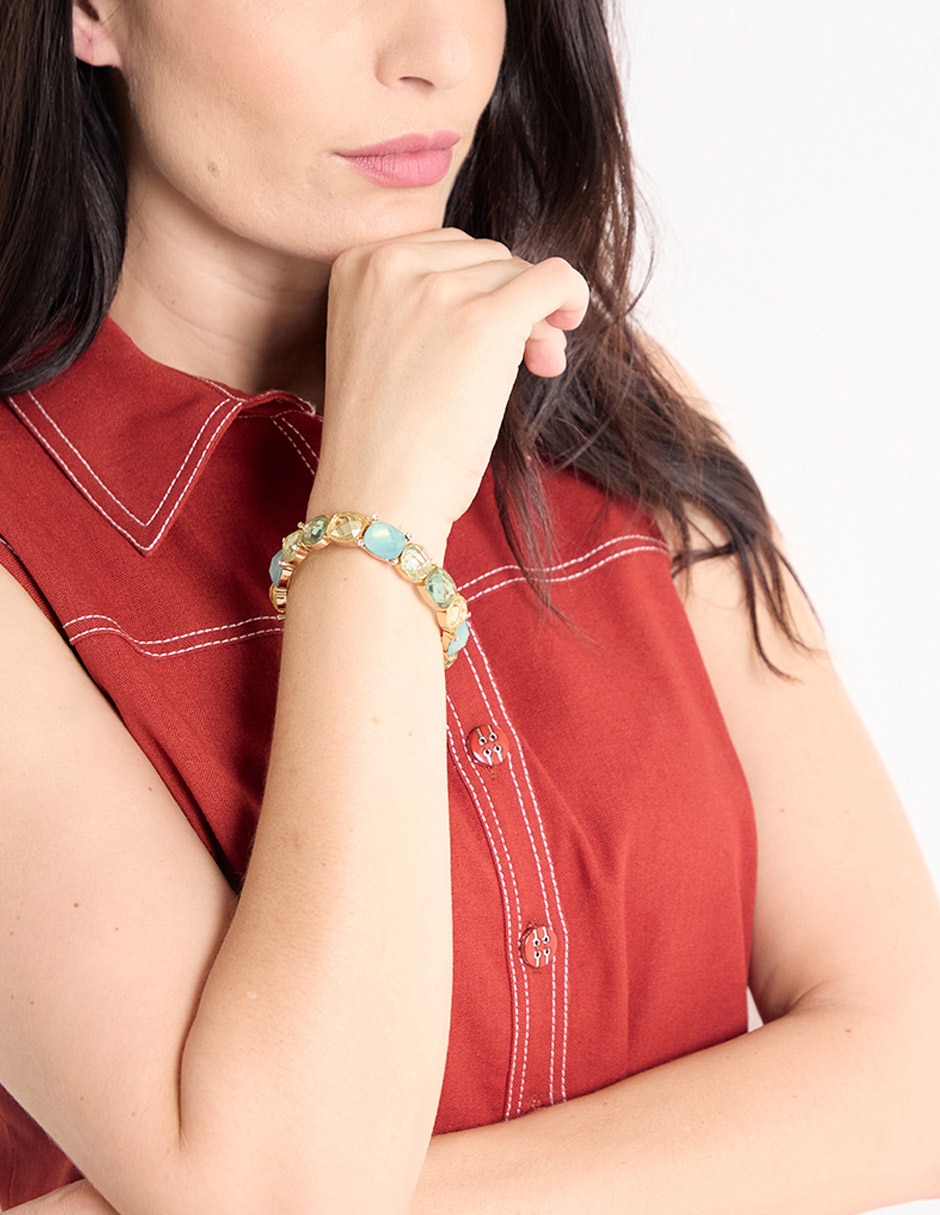 Pulsera con cristal Gemstone Glow con acabado brillante 4