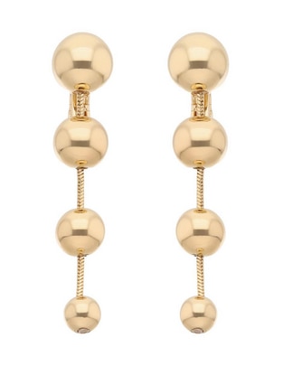 Aretes de círculo Anne Klein con acabado liso