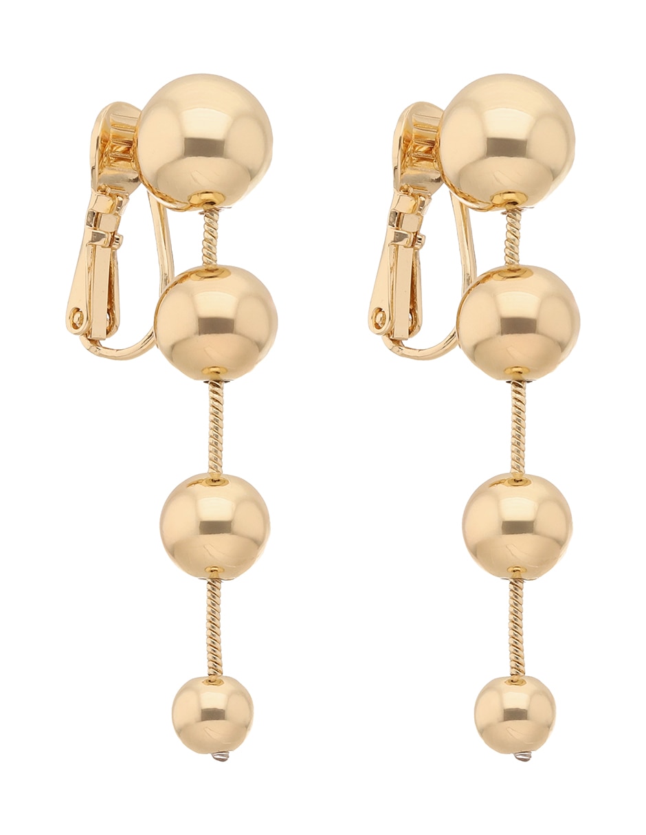 Aretes de círculo Anne Klein con acabado liso