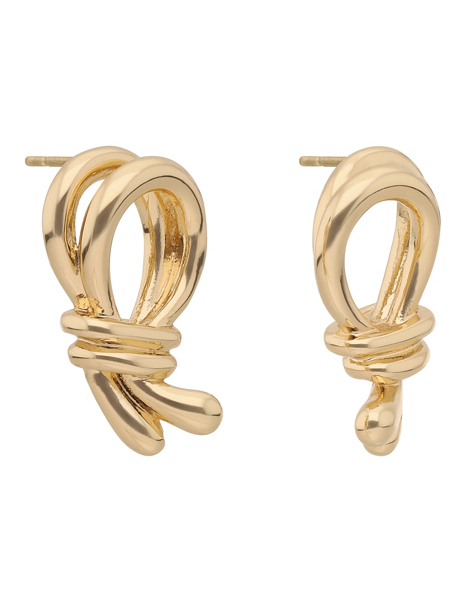 Aretes de círculo con acabado liso 2