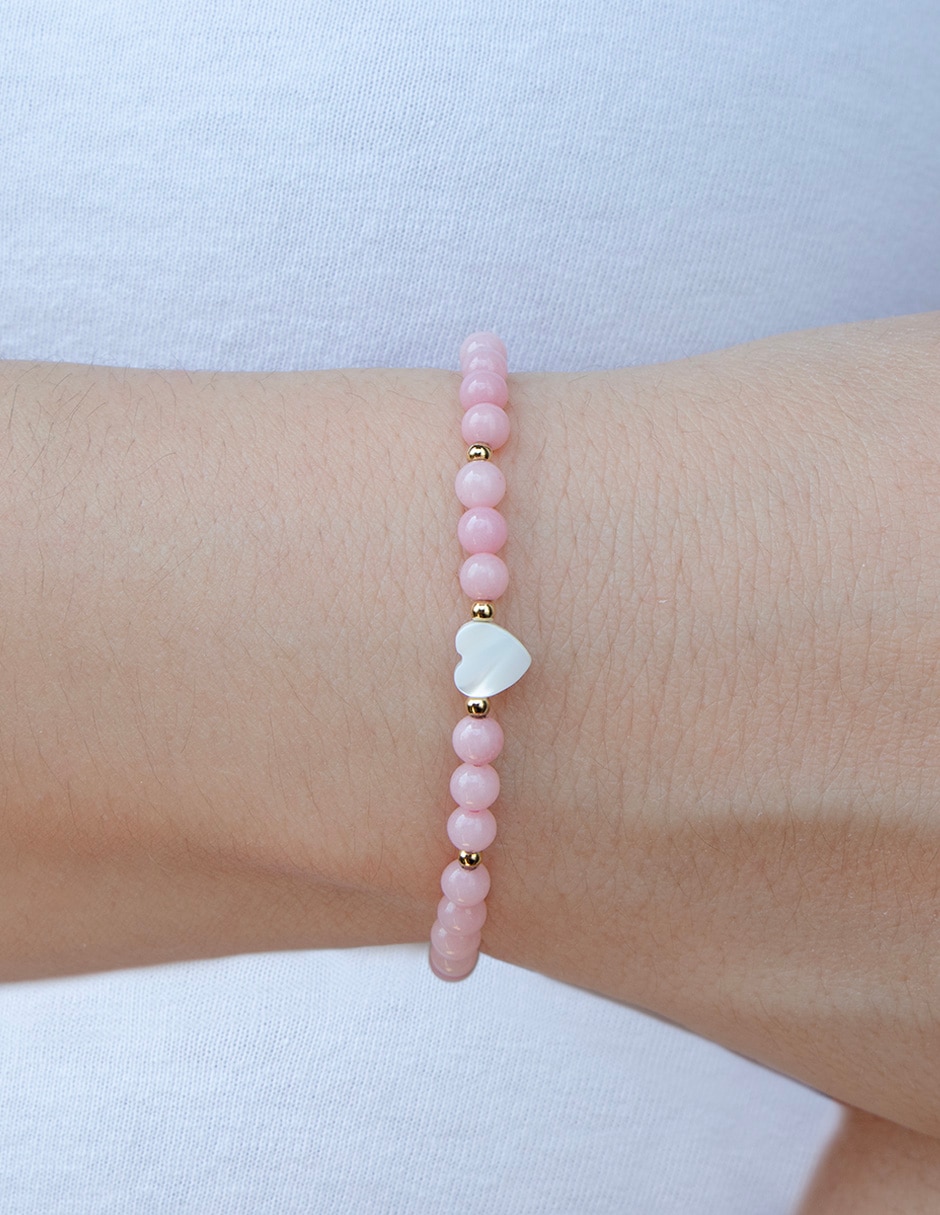 Pulsera con jade acabado lustre