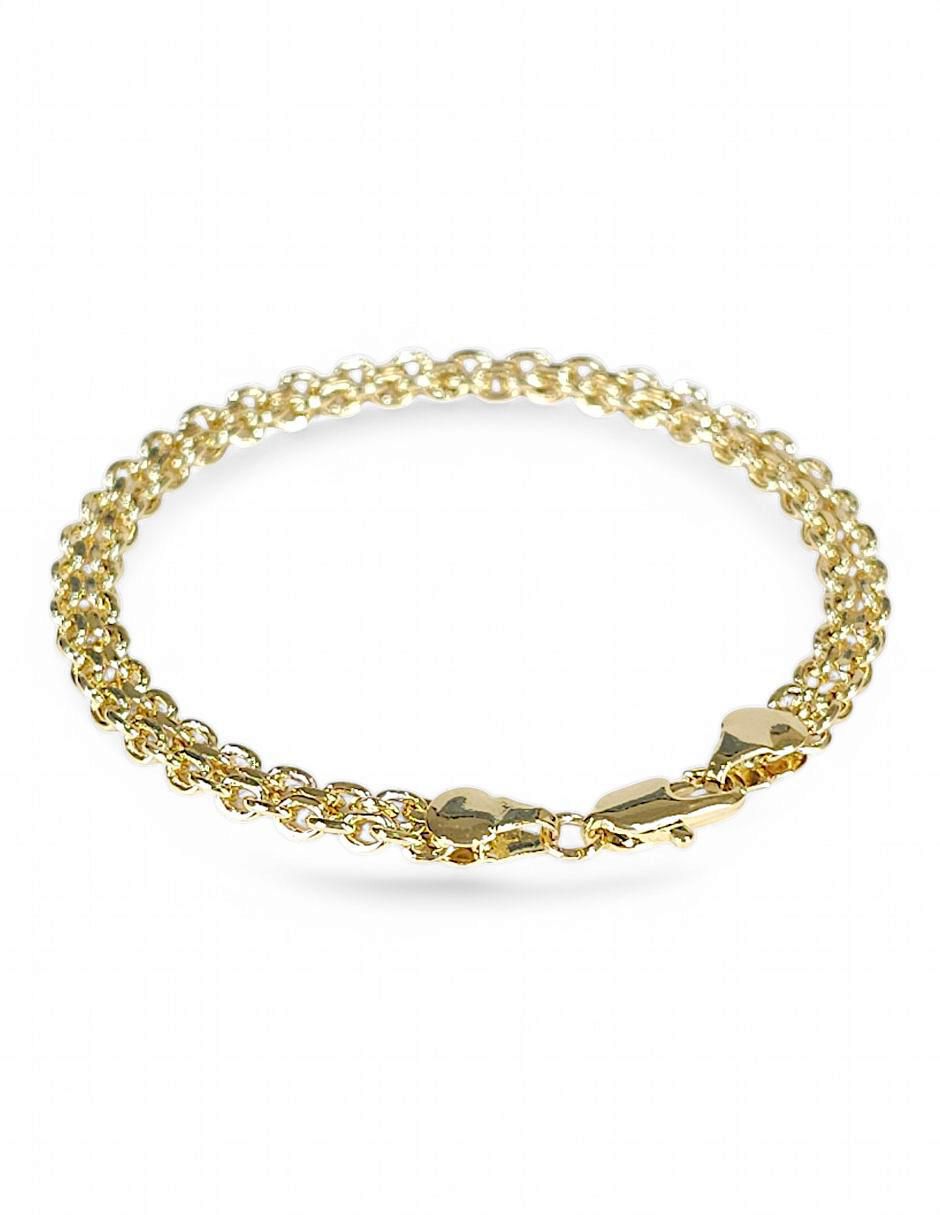 Pulsera 18 K acabado brillante