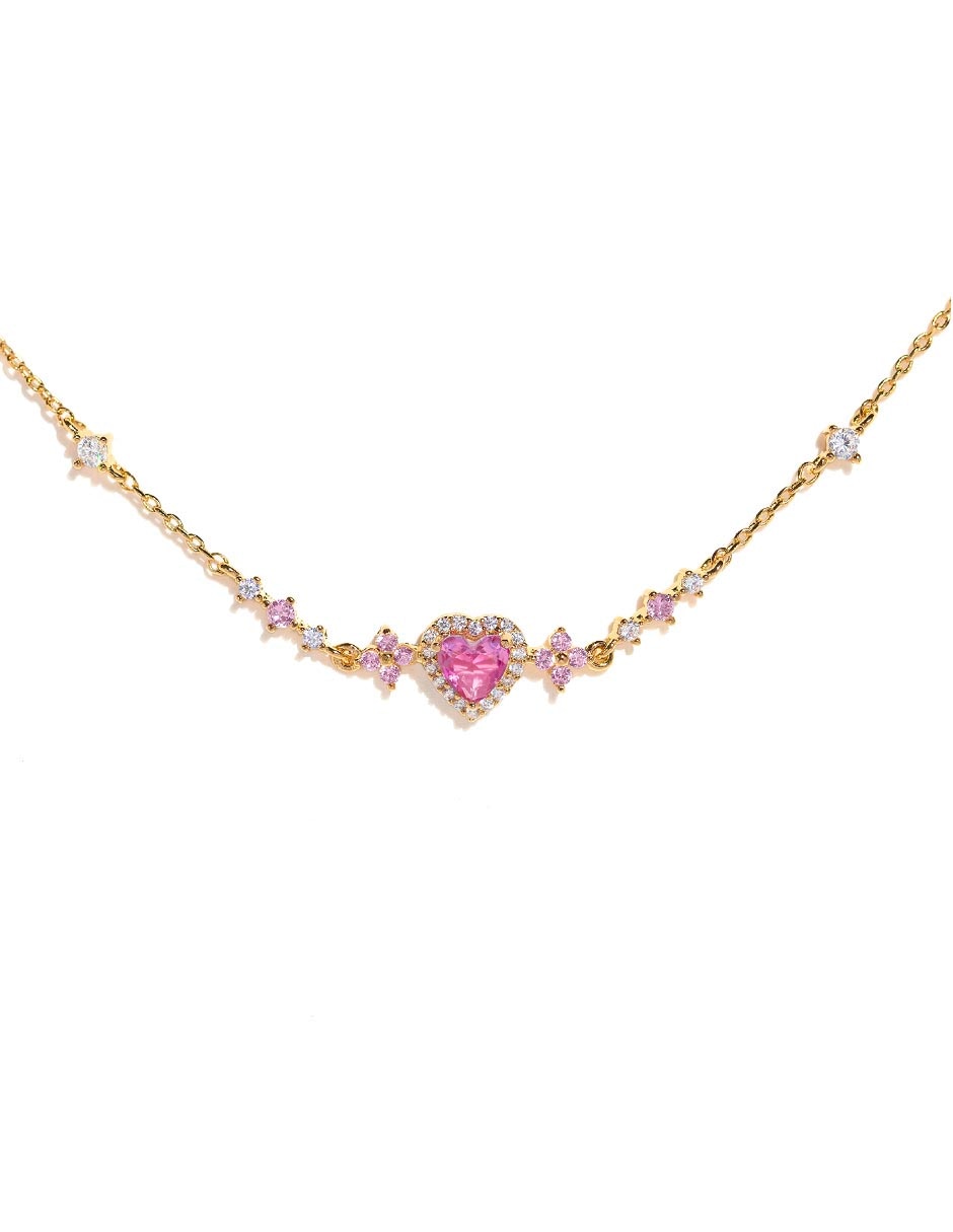 Pulsera con zirconia cúbica 18 K Classic acabado chapa de oro