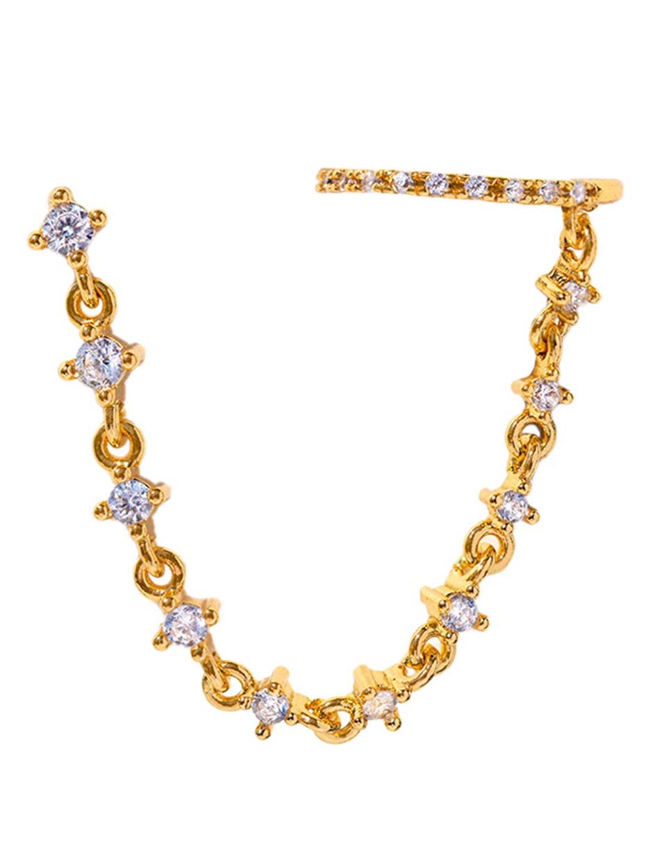 Aretes 18 K con acabado chapa de oro Aretes 18 K con acabado chapa de oro