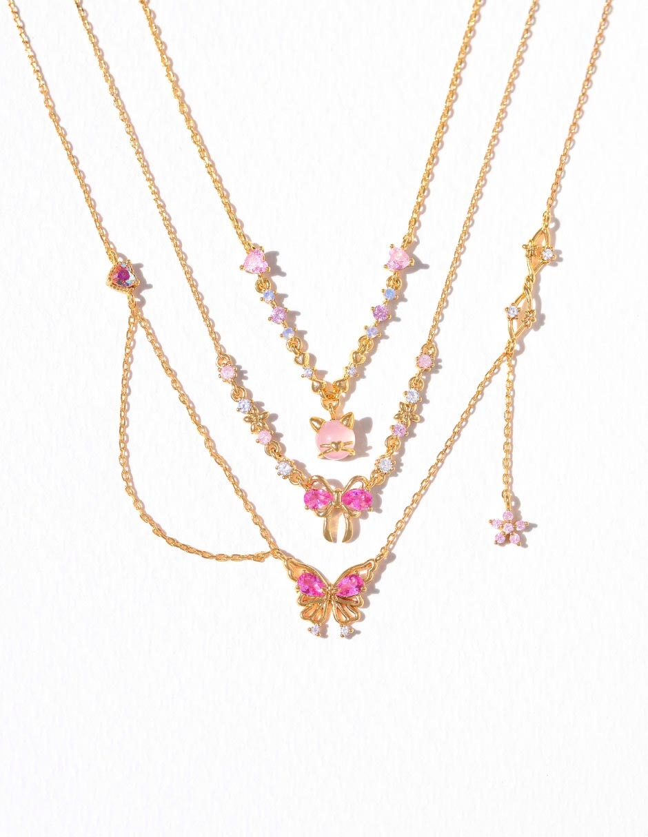 Collar Crystal Kisses Butterfly 2