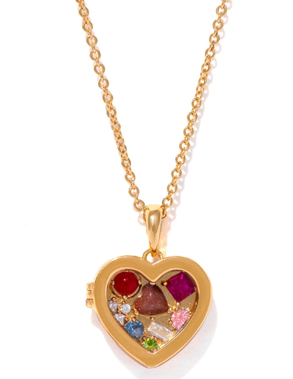 Collar con dije de corazón