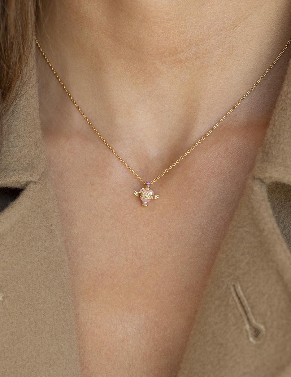 Collar corazón Harry Potter 18 K 2