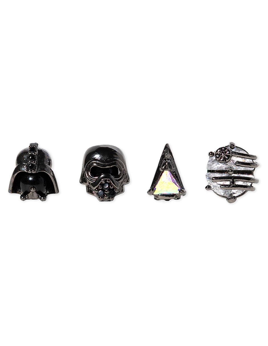 Aretes Star Wars 18 K con acabado chapa de oro Aretes Star Wars 18 K con acabado chapa de oro