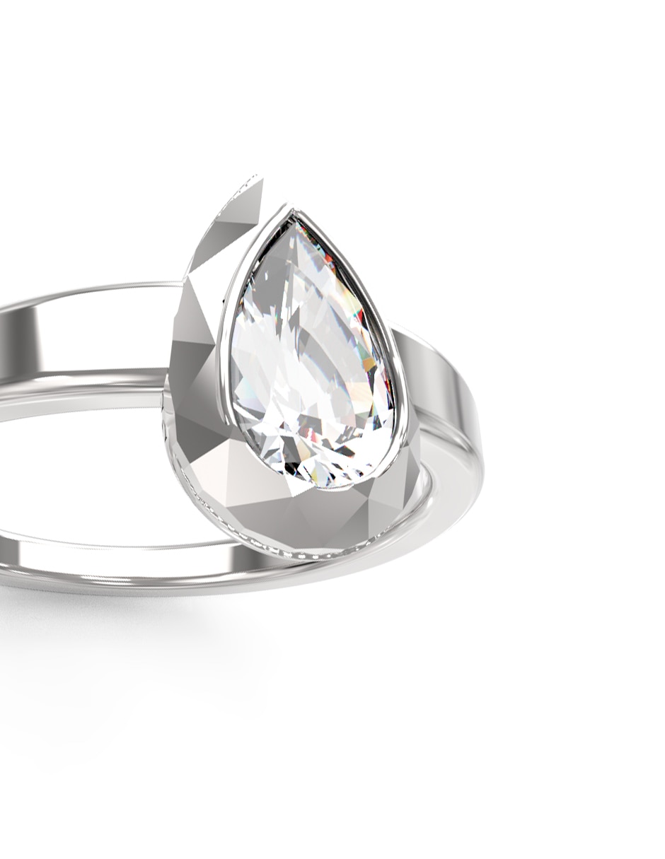 Anillo de gota 4g Light circonita brillante 2