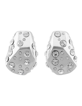 Aretes con acabado brillante cristal