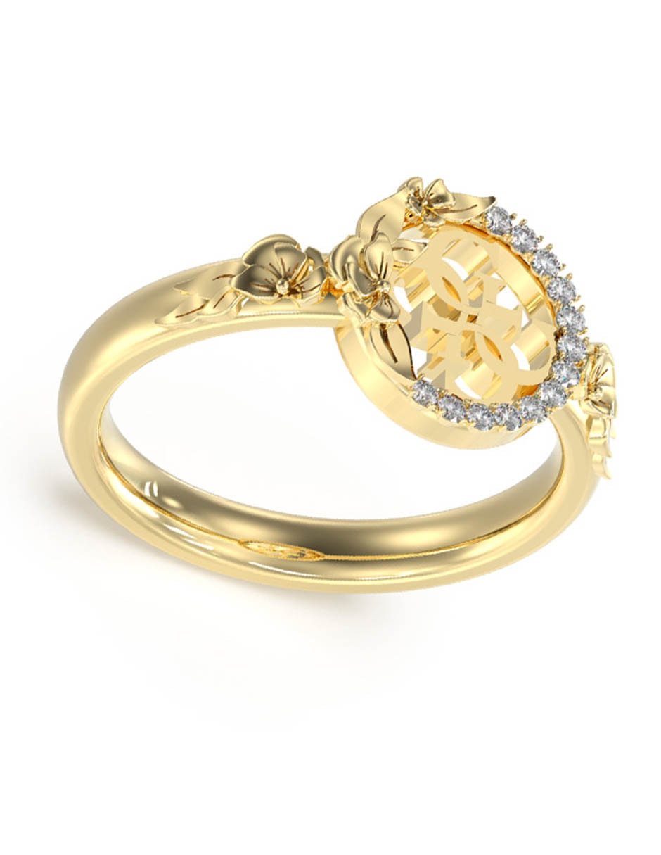 Anillo Guess 4 LOVE circonita brillante
